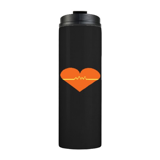 Heartbeat with Heart health care and Cardiac Thermal Tumblers
