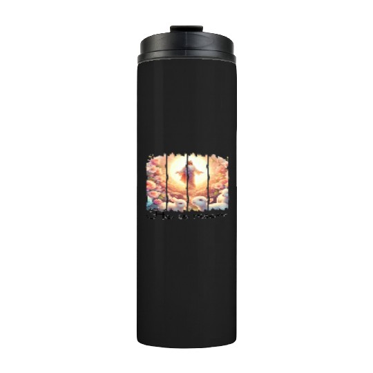 Easter Day Jesus He is risen Thermal Tumblers