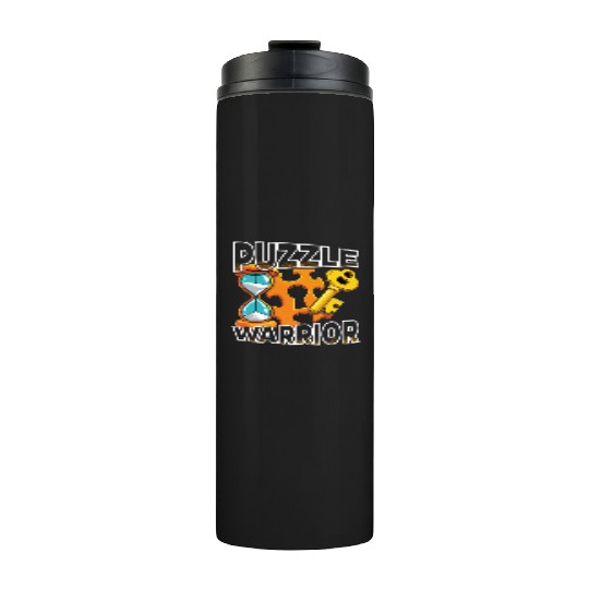 Escape Room Puzzle Warrior Thermal Tumblers
