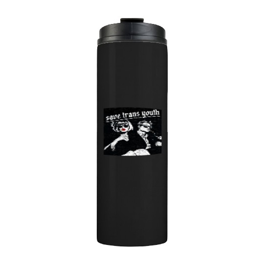 Save trans youth classic vintage Thermal Tumblers