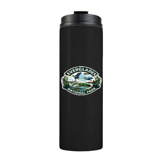 Everglades National Park Florida USA Logo Thermal Tumblers