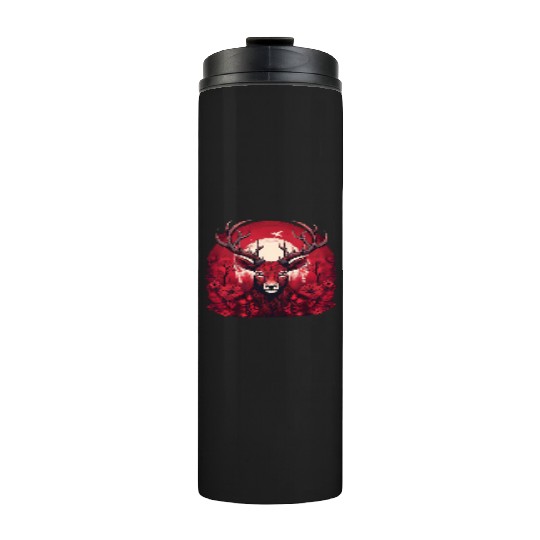 Stag of the Crimson Grove Thermal Tumblers