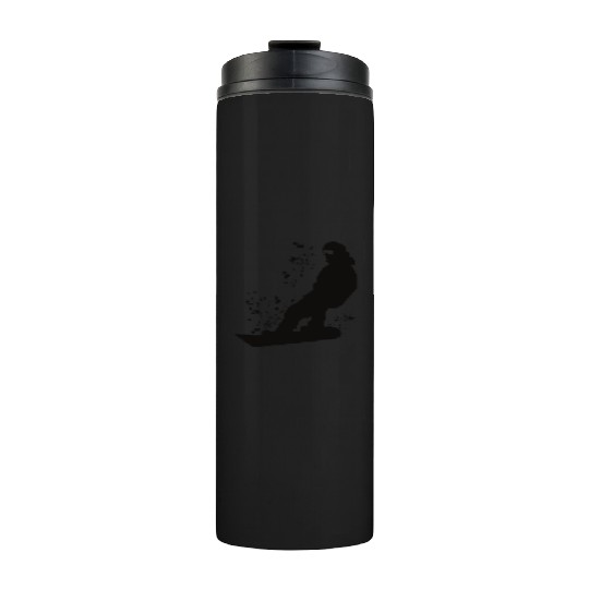 Snowboarder Snowboard Snowboarding Thermal Tumblers