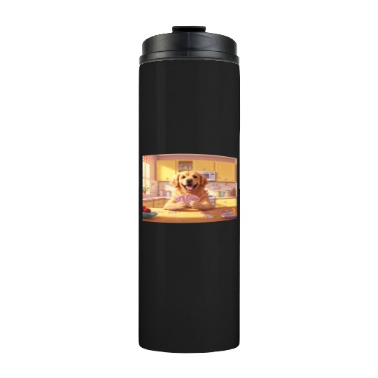 card game dog Thermal Tumblers