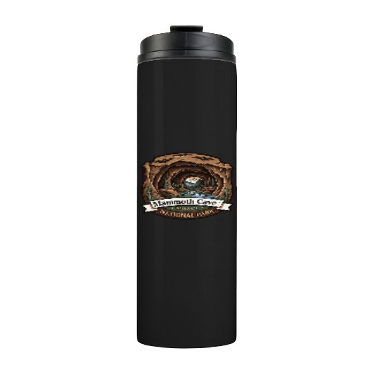 Mammoth Cave National Park Kentucky USA Logo Thermal Tumblers