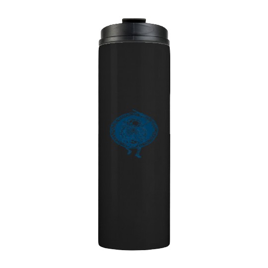 Memento Mori Drummer - Blue Thermal Tumblers