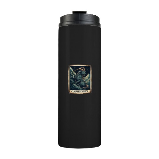 Zodiac Card Capricorn Thermal Tumblers