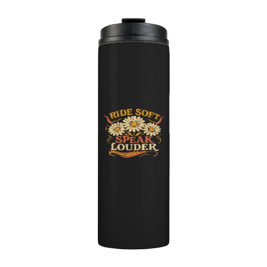 Soft Cowgirl Floral Rodeo Western Aesthetic Horse Thermal Tumblers