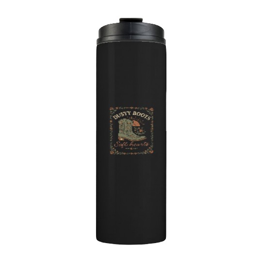 Soft Cowgirl Floral Rodeo Western Aesthetic Horse Thermal Tumblers