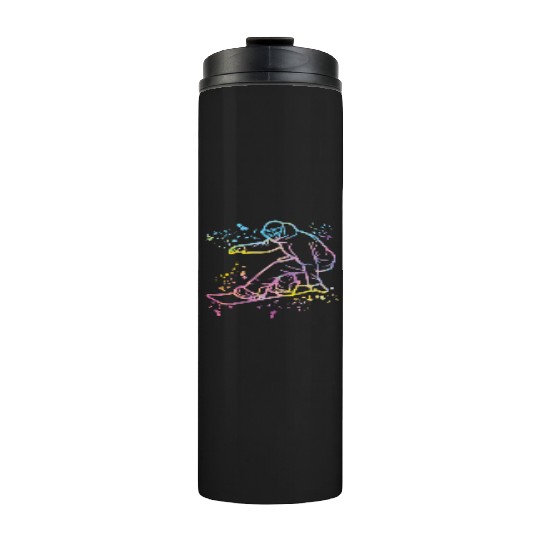 Snowboarder Snowboard Snowboarding Thermal Tumblers