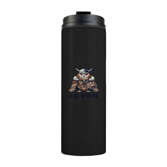 Owl Viking - The Winged Warrior Thermal Tumblers