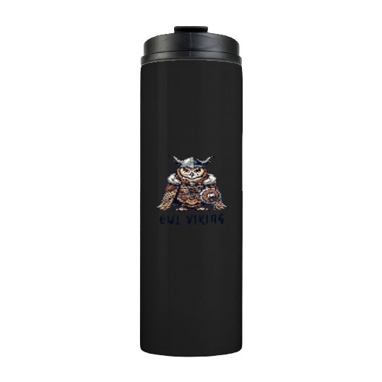Owl Viking - The Winged Warrior Thermal Tumblers