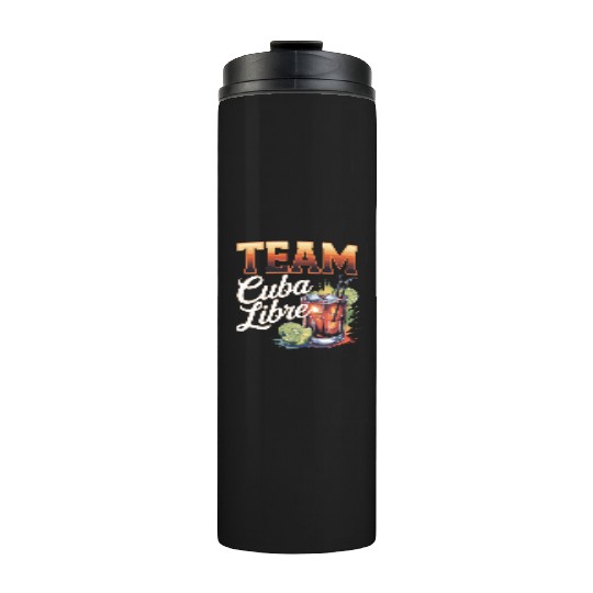 Cocktail Bartender Team Cuba Libre Thermal Tumblers