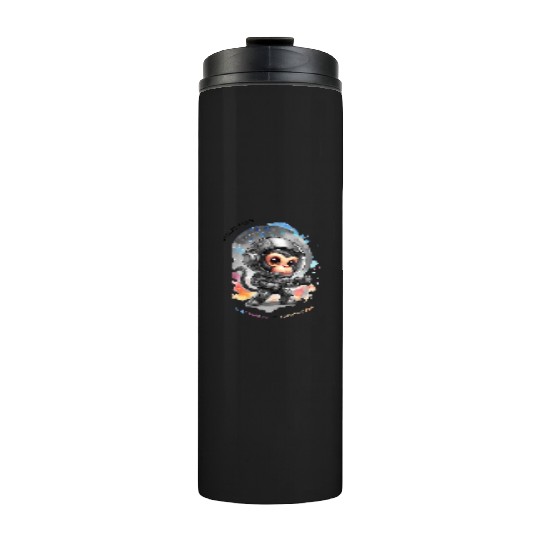 Houston We Have A Monkey Thermal Tumblers