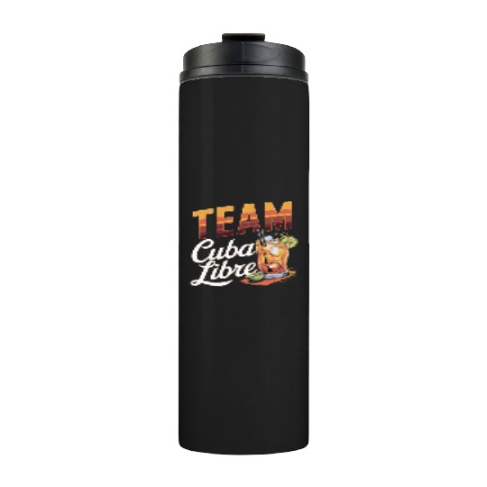 Cocktail Bartender Team Cuba Libre Thermal Tumblers