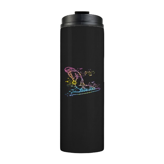 Snowboarder Snowboard Snowboarding Thermal Tumblers