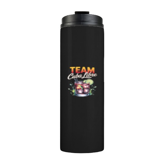 Cocktail Bartender Team Cuba Libre Thermal Tumblers