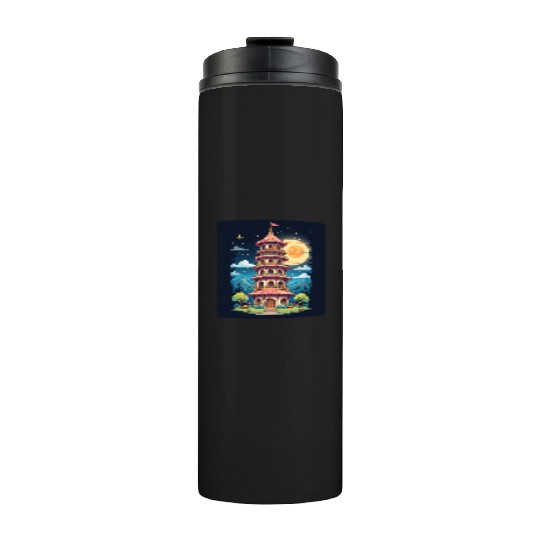 Twilight Temple Glow Thermal Tumblers