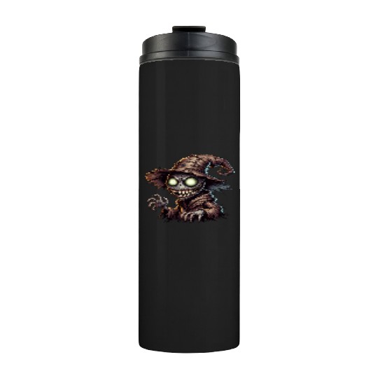 Evil Scarecrow Witch – Creepy Halloween Horror Thermal Tumblers