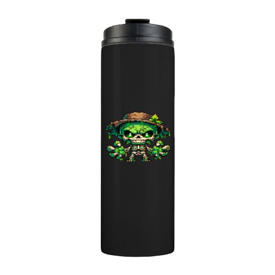 Swamp Skeleton Mutant – Creepy Plant Monster Thermal Tumblers
