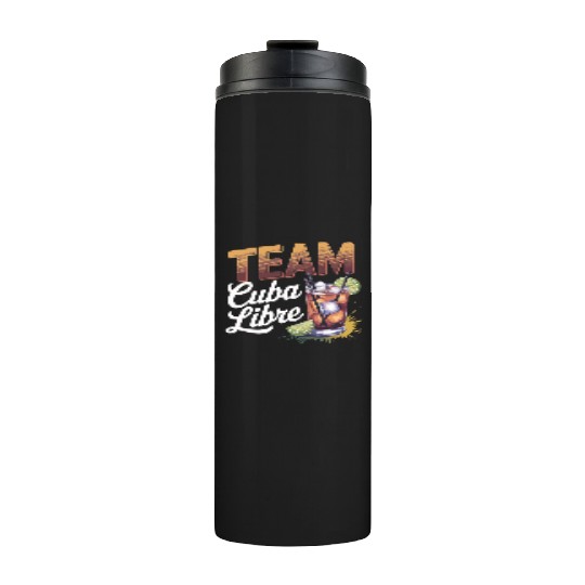 Cocktail Bartender Team Cuba Libre Thermal Tumblers