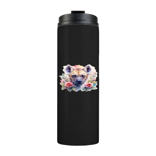 Sage the Blooming Hyena Thermal Tumblers