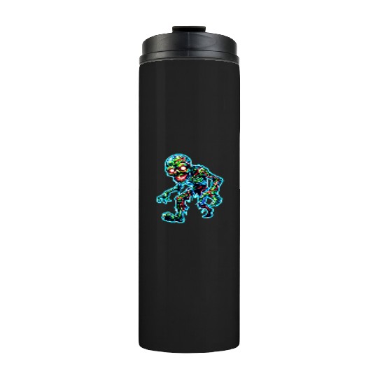 Glowing Zombie Crawler – Toxic Neon Horror Thermal Tumblers