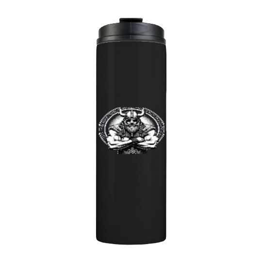 Viking Warrior Man Odin Thor Norman Walhalla Thermal Tumblers