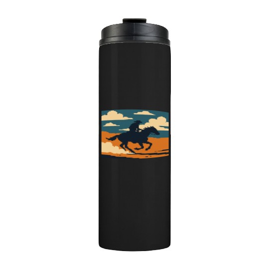 Wild West Cowboy Ride Thermal Tumblers