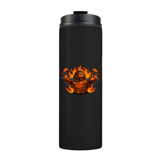 Chain-Breaking Warrior – Symbol of Strength Thermal Tumblers