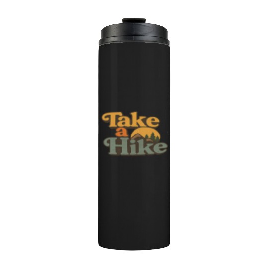 Take A Hike Retro Mountain Thermal Tumblers