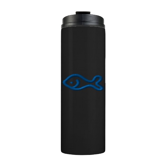 Fish embroidered Thermal Tumblers