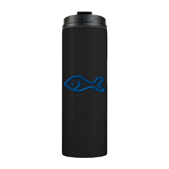 Fish embroidered Thermal Tumblers