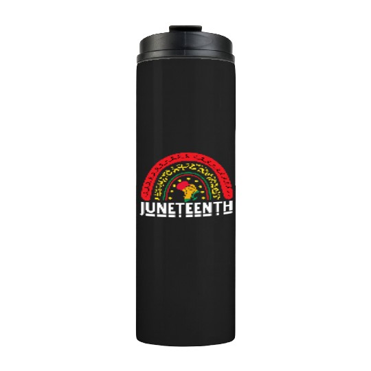 Juneteenth Black Pride Thermal Tumblers