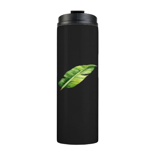 Green Banana Leaf Thermal Tumblers