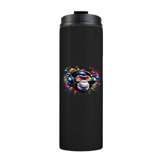 Monkey Beats Thermal Tumblers
