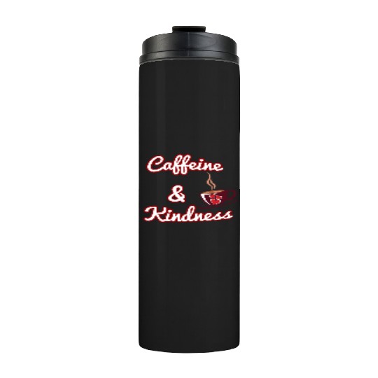 Coffee, Kindness & Love Thermal Tumblers – Cute Heart Coffee
