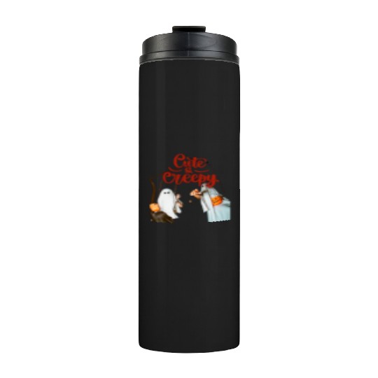 cute and creepy Thermal Tumblers