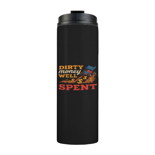 Sprint Car Racing Dirt Track Speed Oval Race Thermal Tumblers