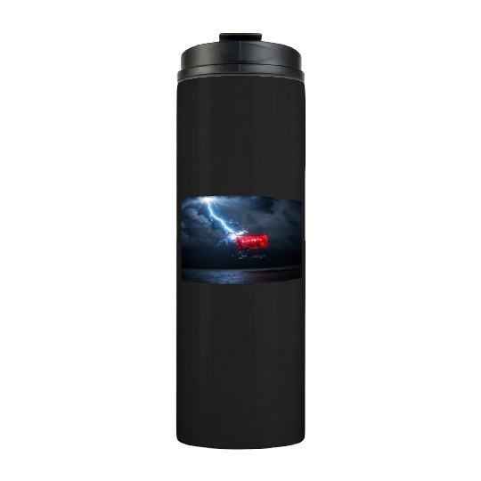 Electric Storm Art Thermal Tumblers