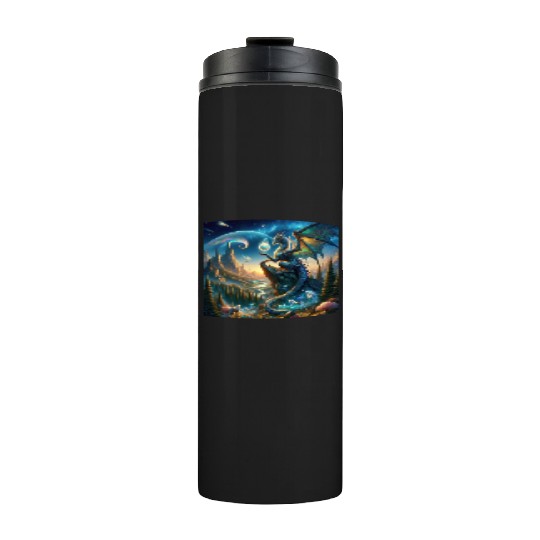 Dragons Domain Fantasy Landscap Thermal Tumblers