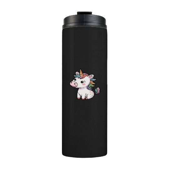 Believe in Magic – Cute Rainbow Unicorn Fantasy Thermal Tumblers