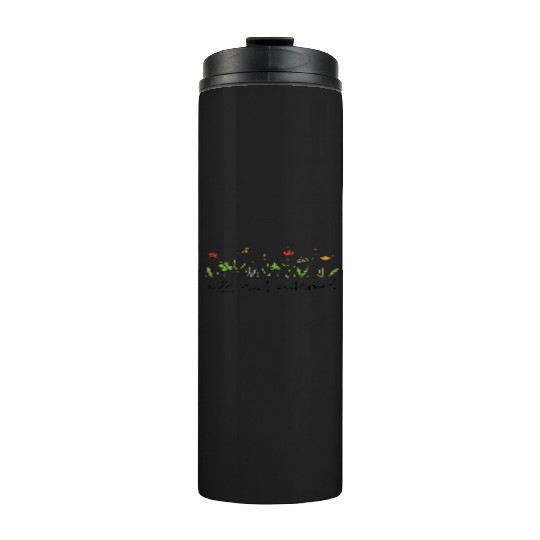 wild and untamed wildflowers nature Thermal Tumblers