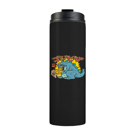 Kaiju Pizza Cravings Thermal Tumblers