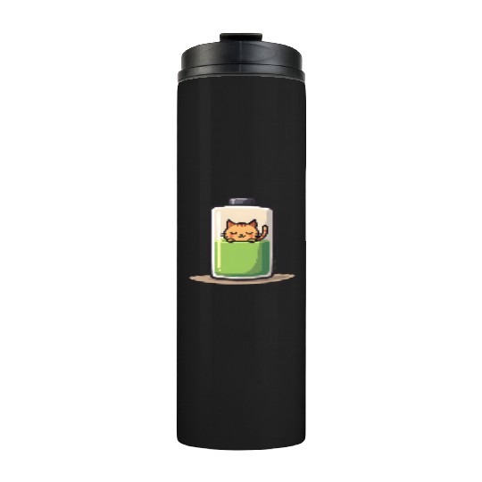 Cat Nap Battery Thermal Tumblers