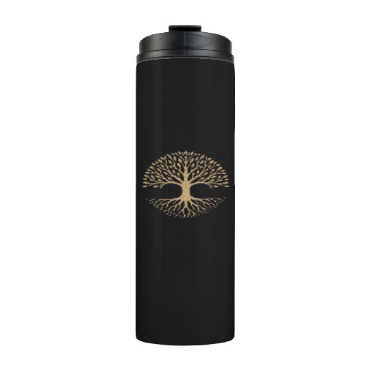 Elegant Tree of Life Symbol Design Thermal Tumblers