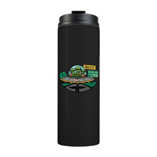 Alien road trip Thermal Tumblers