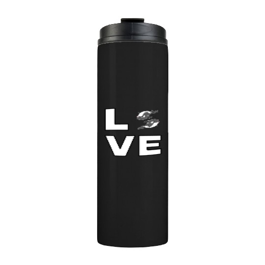Love Orca Lover Killer Kids Boys Girls Men Women Thermal Tumblers