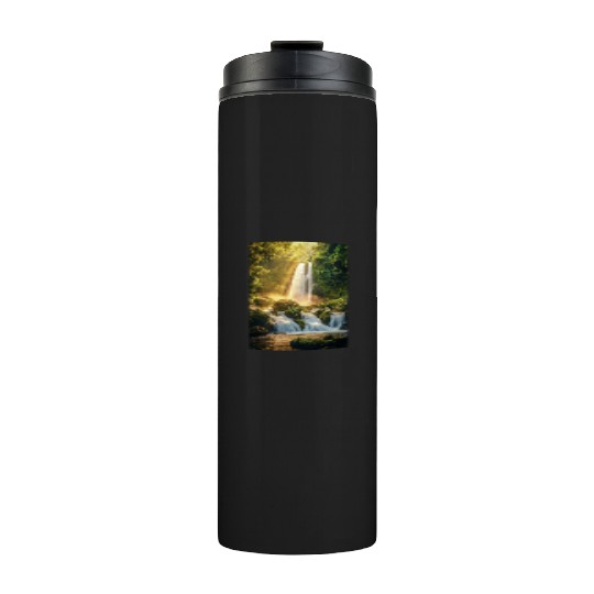 Sunrise Over Hidden Waterfall Thermal Tumblers