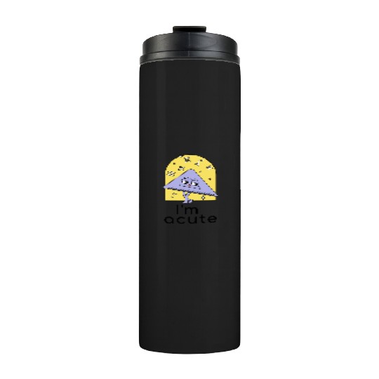 Playful Math Triangle Character Thermal Tumblers